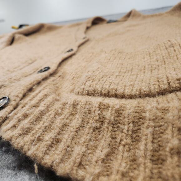 Holebrook Sweden Womens L Large Rigmor Cardigan Merino Wool Soft Knit Sweater - Picture 5 of 14